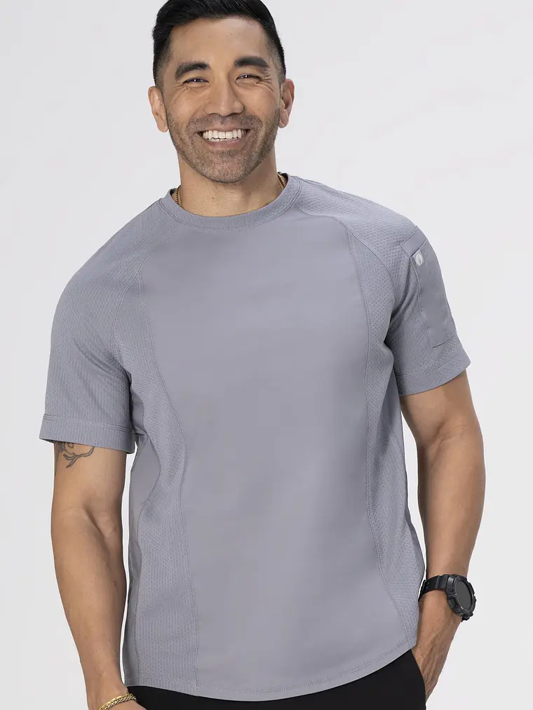 Polera Chef Works Ayres Crew Unisex 4