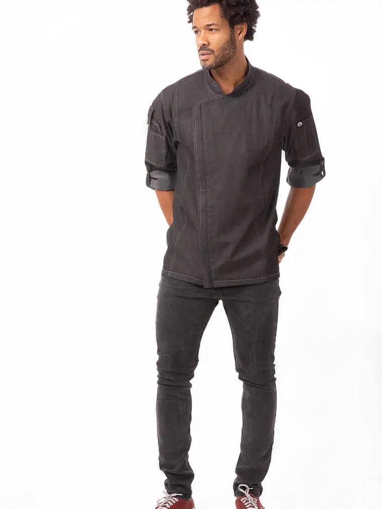 Chaqueta Chef Works Gramercy Denim Unisex  7