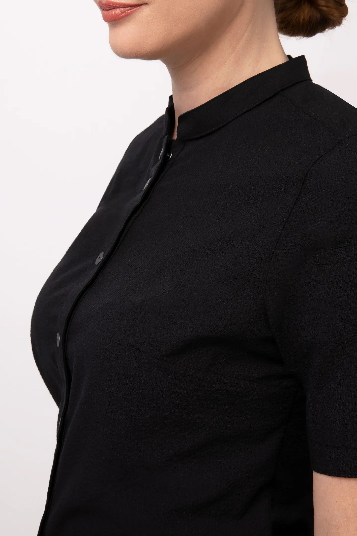 Blusa Chef Works Seersucker  4