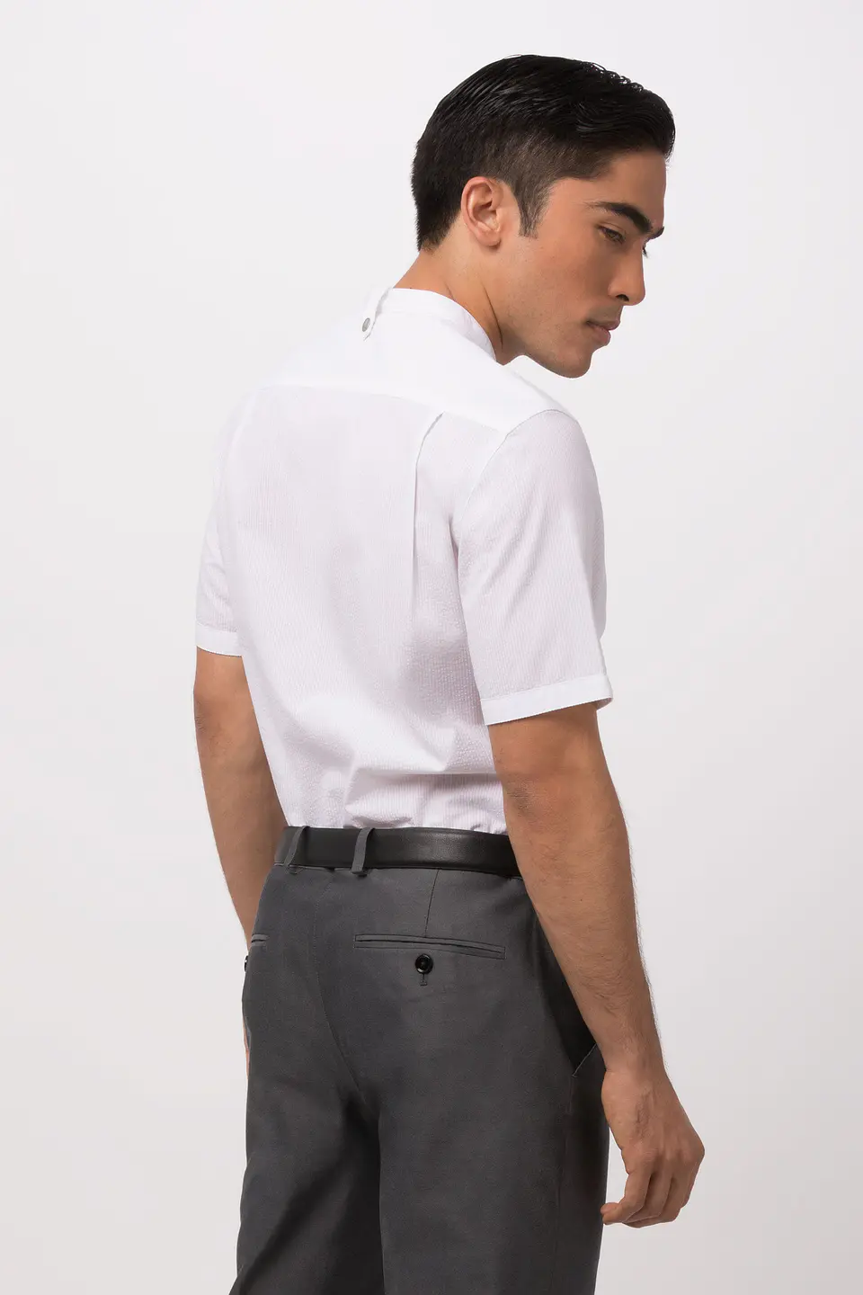 Camisa Chef Works Seersucker  2