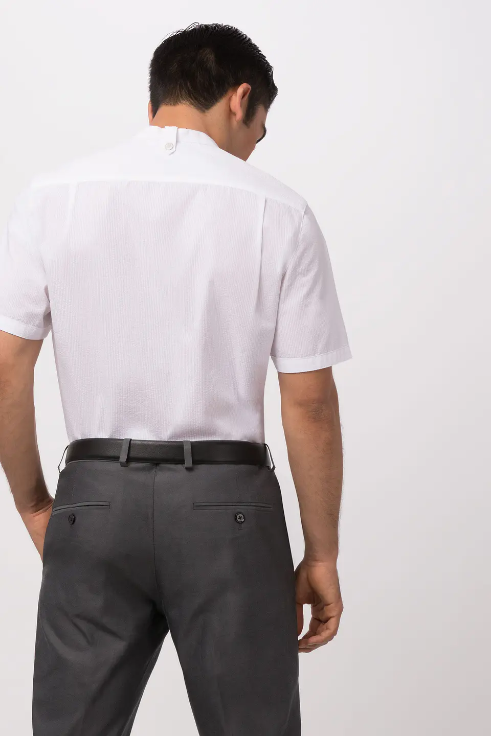 Camisa Chef Works Seersucker  4