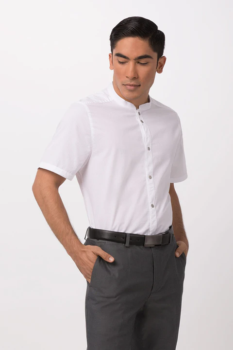 Camisa Chef Works Seersucker 