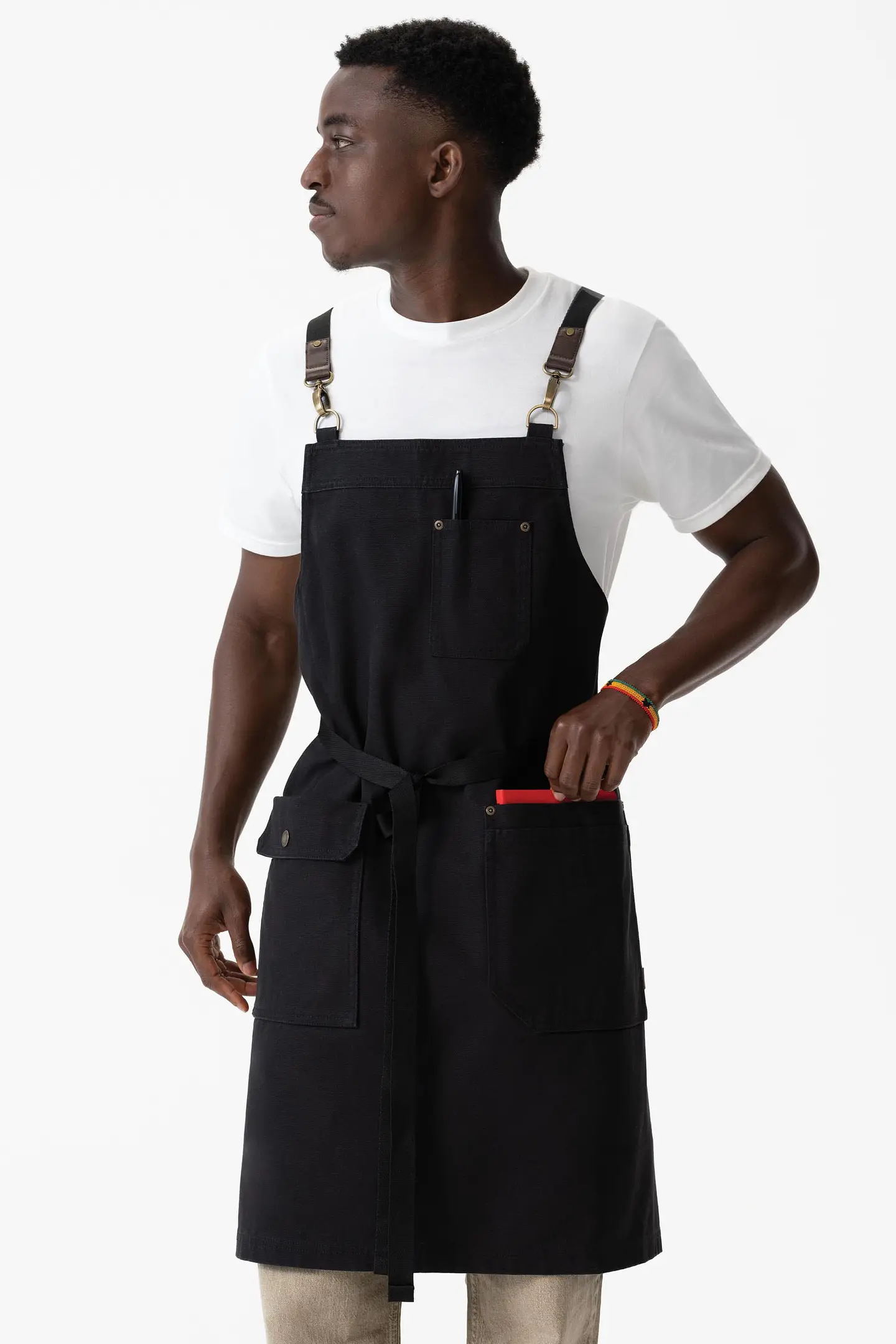 Pechera Chef Works Táctica con Detalles Eco Cuero 4