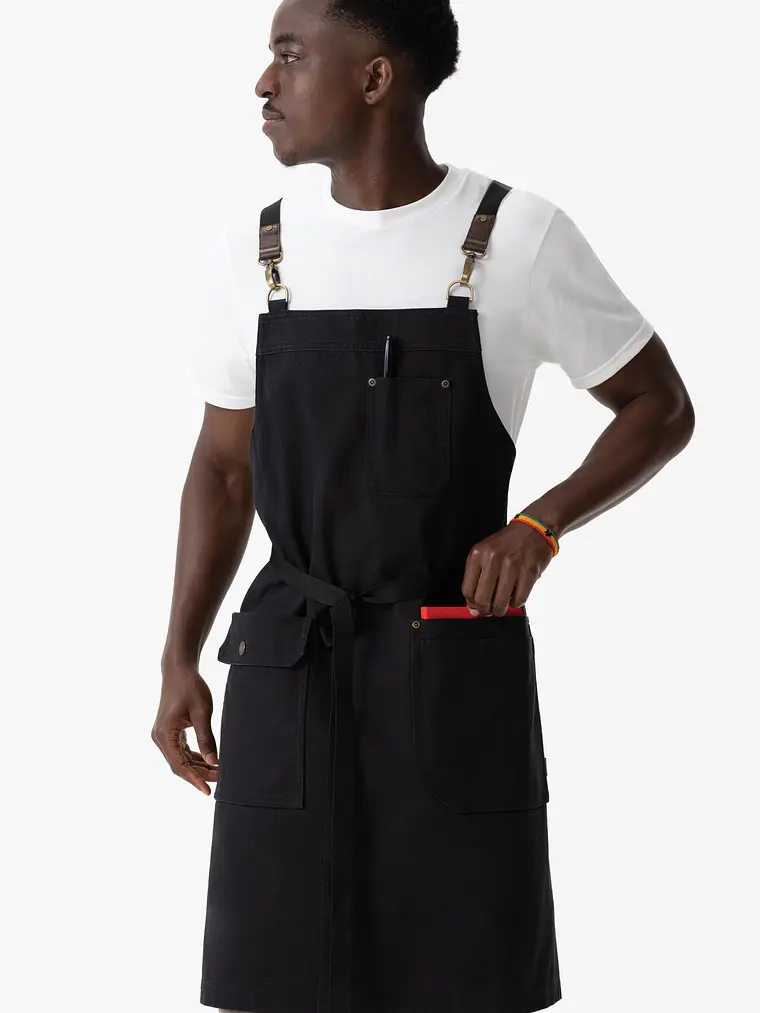 Pechera Chef Works Táctica con Detalles Eco Cuero 4