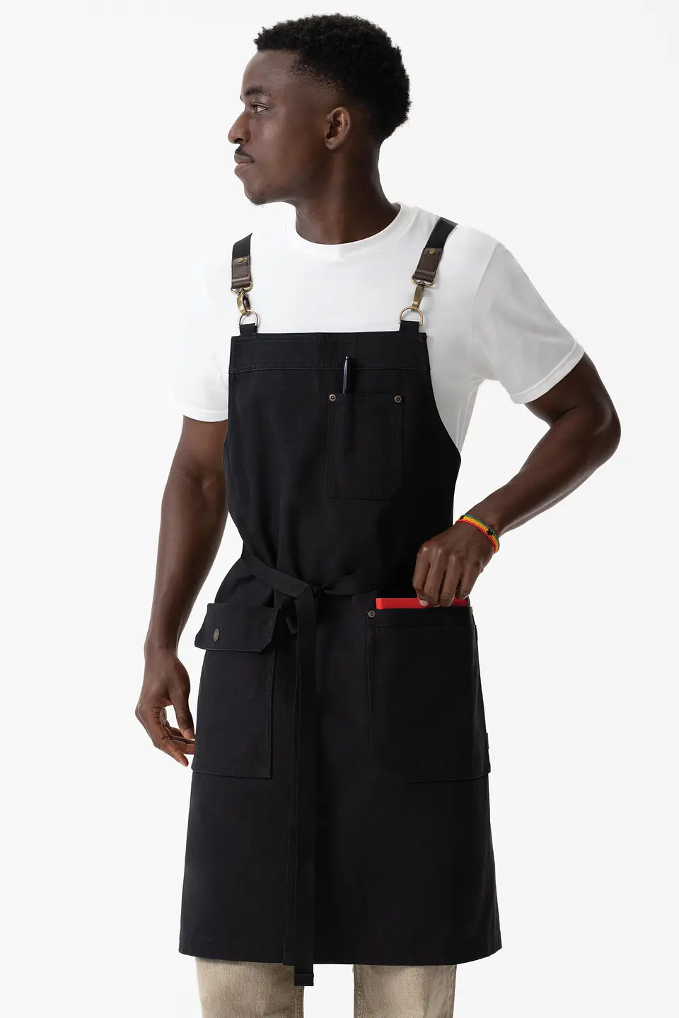 Pechera Chef Works Táctica con Detalles Eco Cuero 4