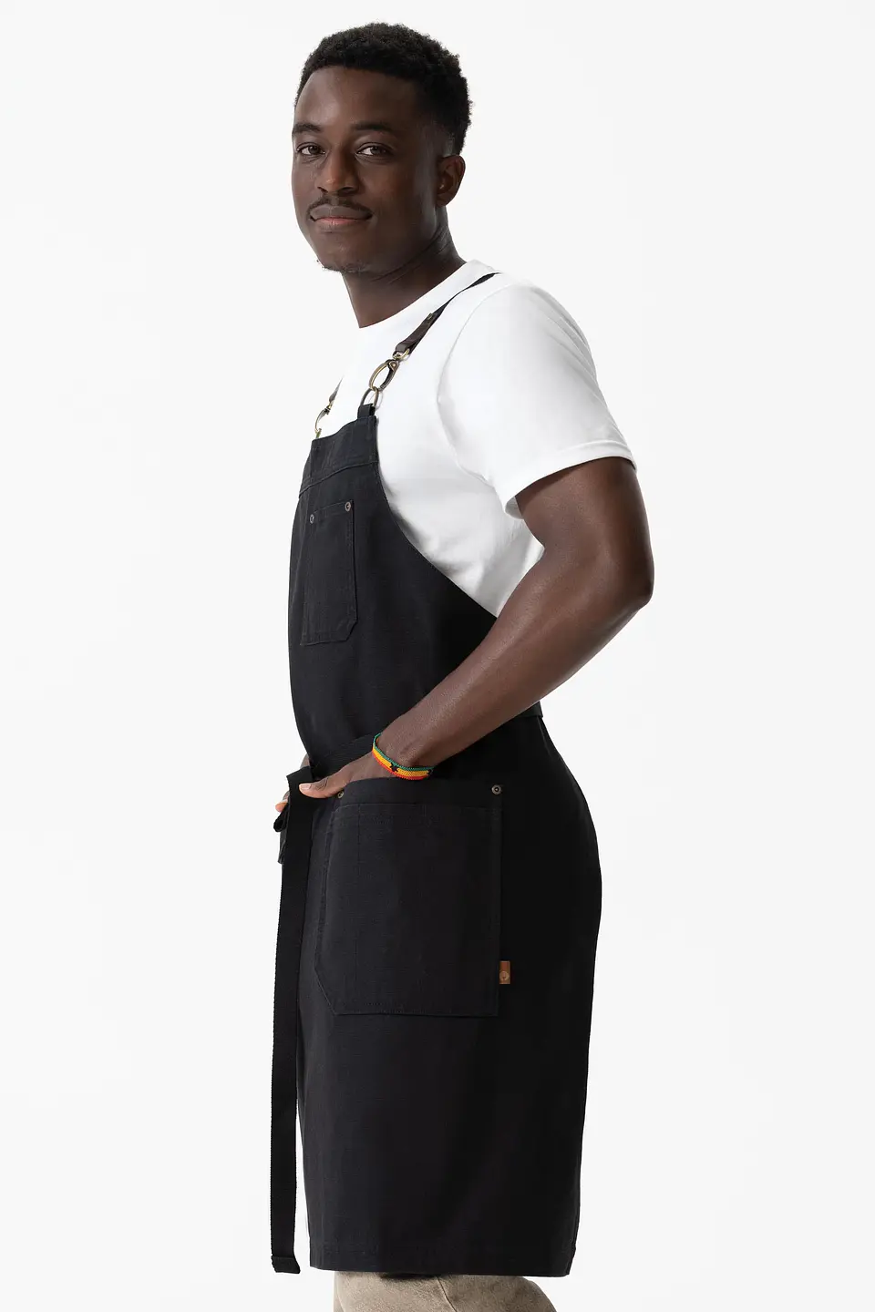 Pechera Chef Works Táctica con Detalles Eco Cuero 5