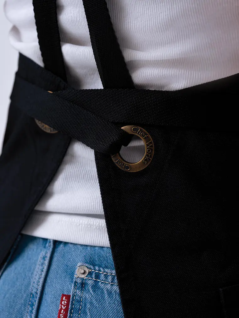 Pechera Chef Works Táctica con Detalles Eco Cuero 7