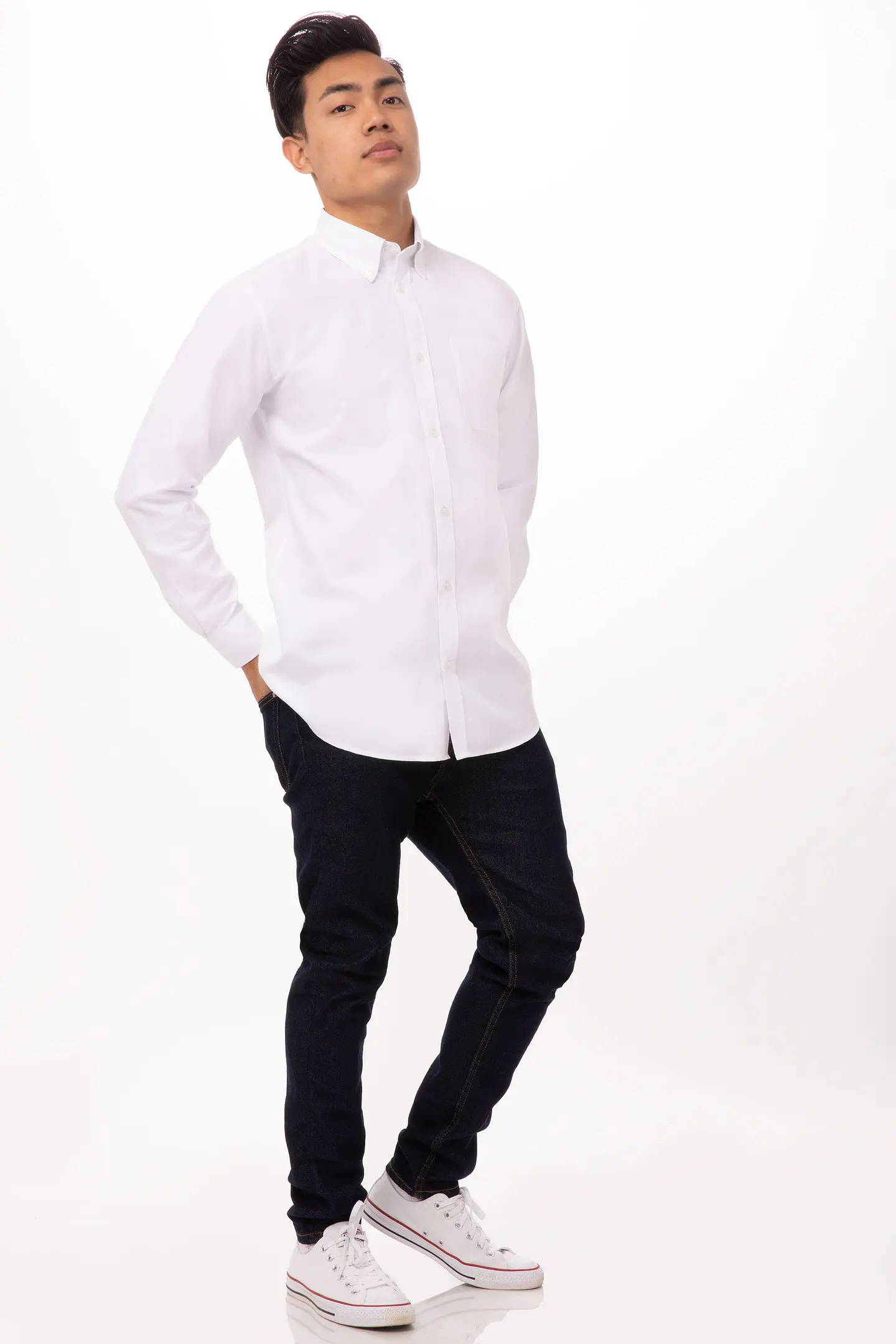 Camisa Chef Works Oxford  3