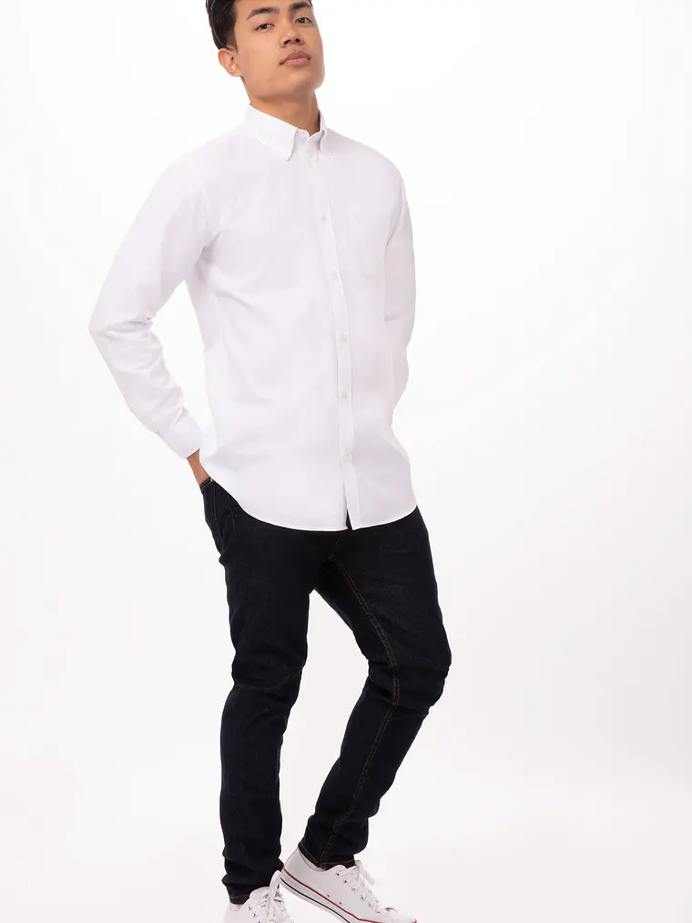 Camisa Chef Works Oxford  3
