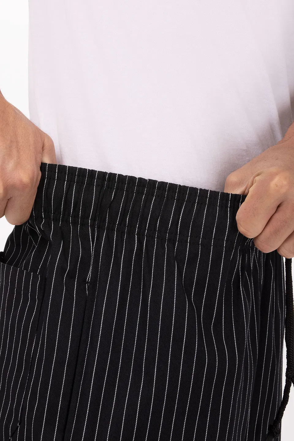 Pantalón Chef Works Baggy Rayas Diplomáticas 3