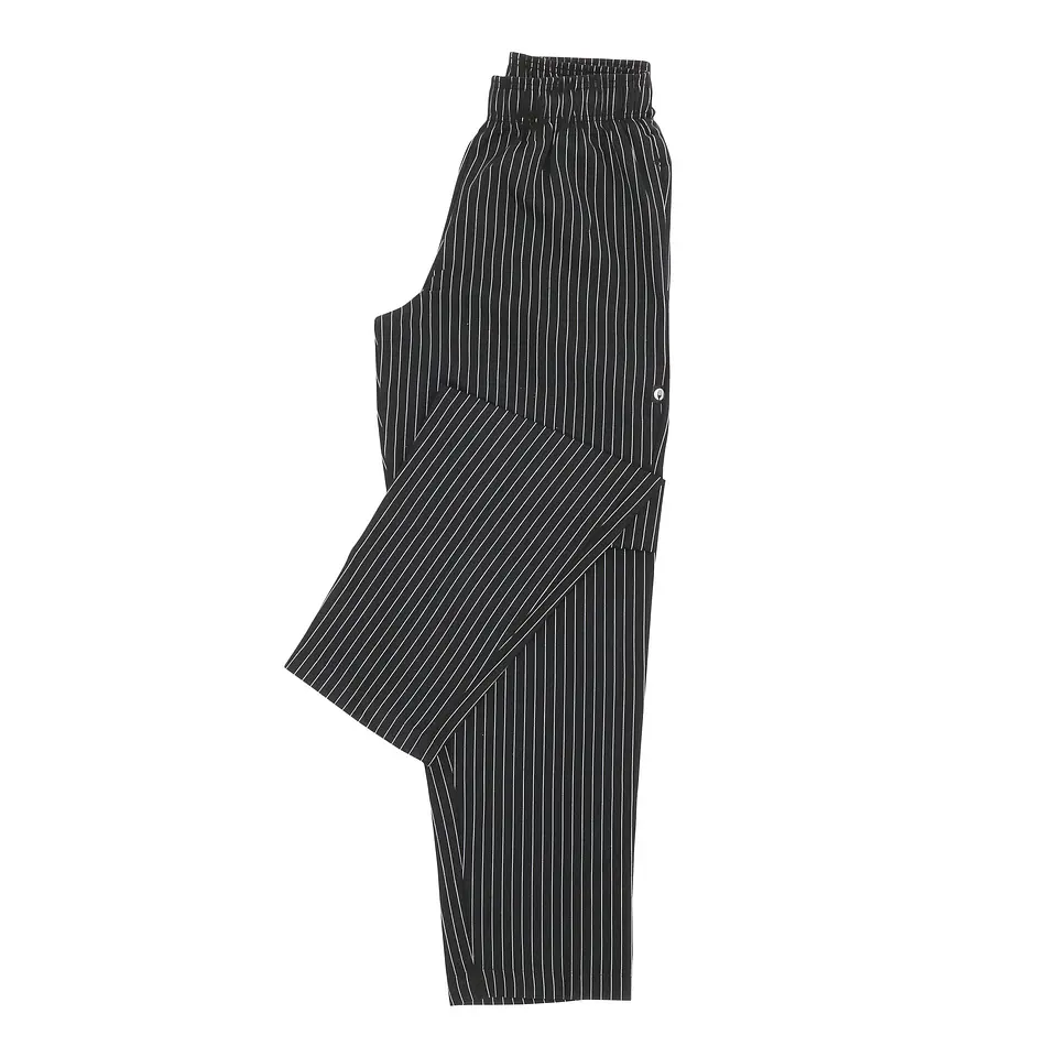 Pantalón Chef Works Baggy Rayas Diplomáticas 7