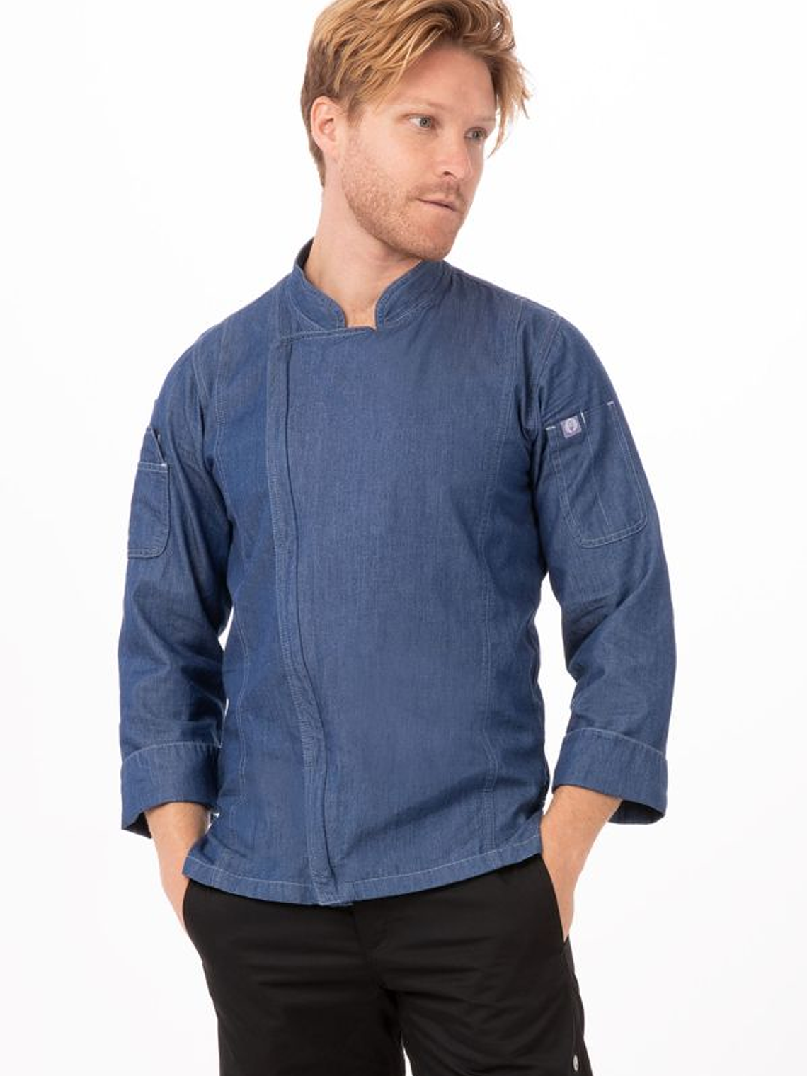 Chaqueta Chef Works Unisex  Gramercy Jeans Azul 1