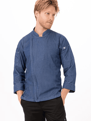 Chaqueta Chef Works Unisex  Gramercy Jeans Azul