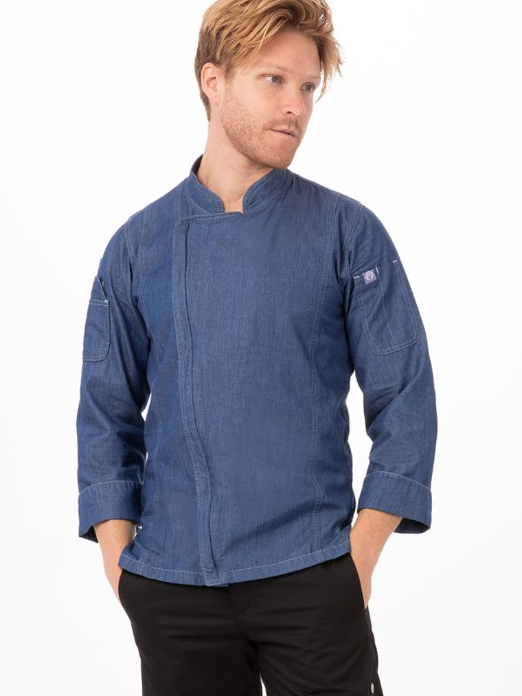 Chaqueta Chef Works Unisex  Gramercy Jeans Azul 1