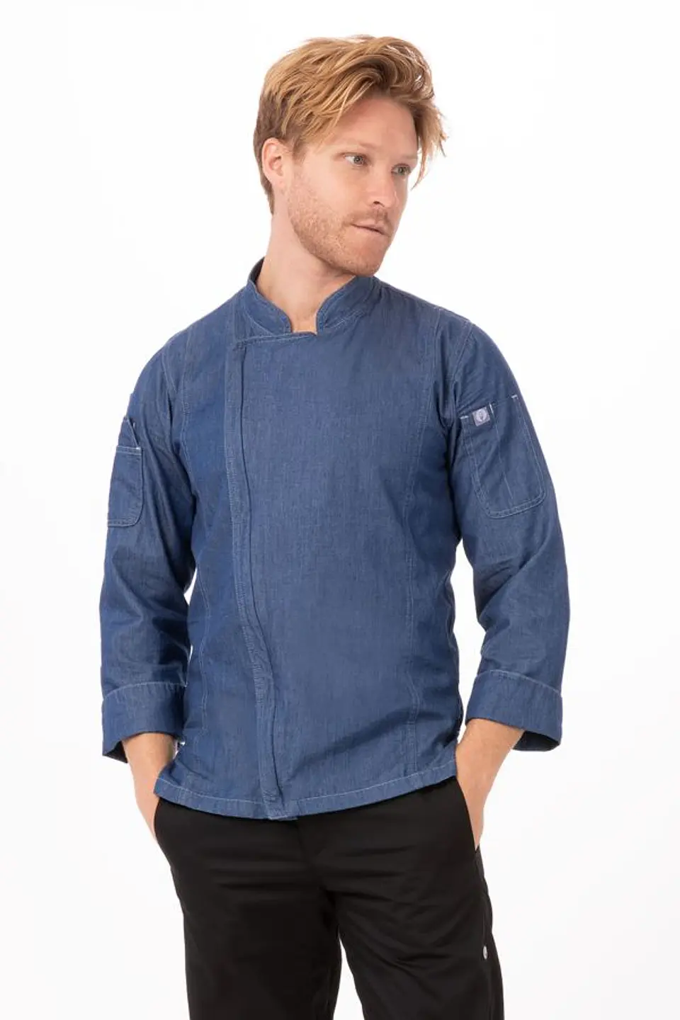 Chaqueta Chef Works Gramercy Denim Unisex  1