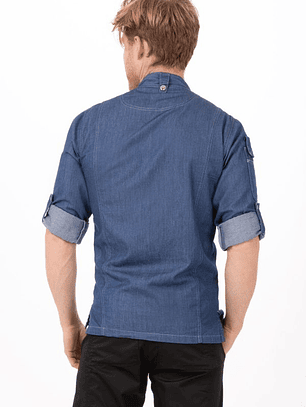 Chaqueta Chef Works Unisex  Gramercy Jeans Azul