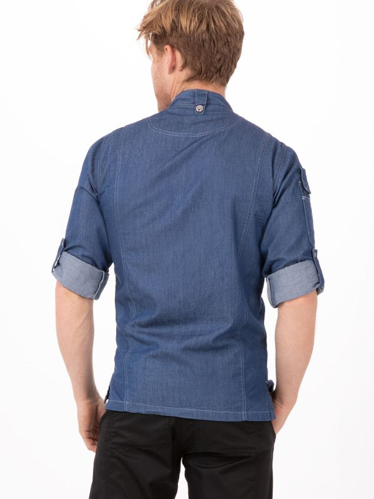 Chaqueta Chef Works Unisex  Gramercy Jeans Azul 2