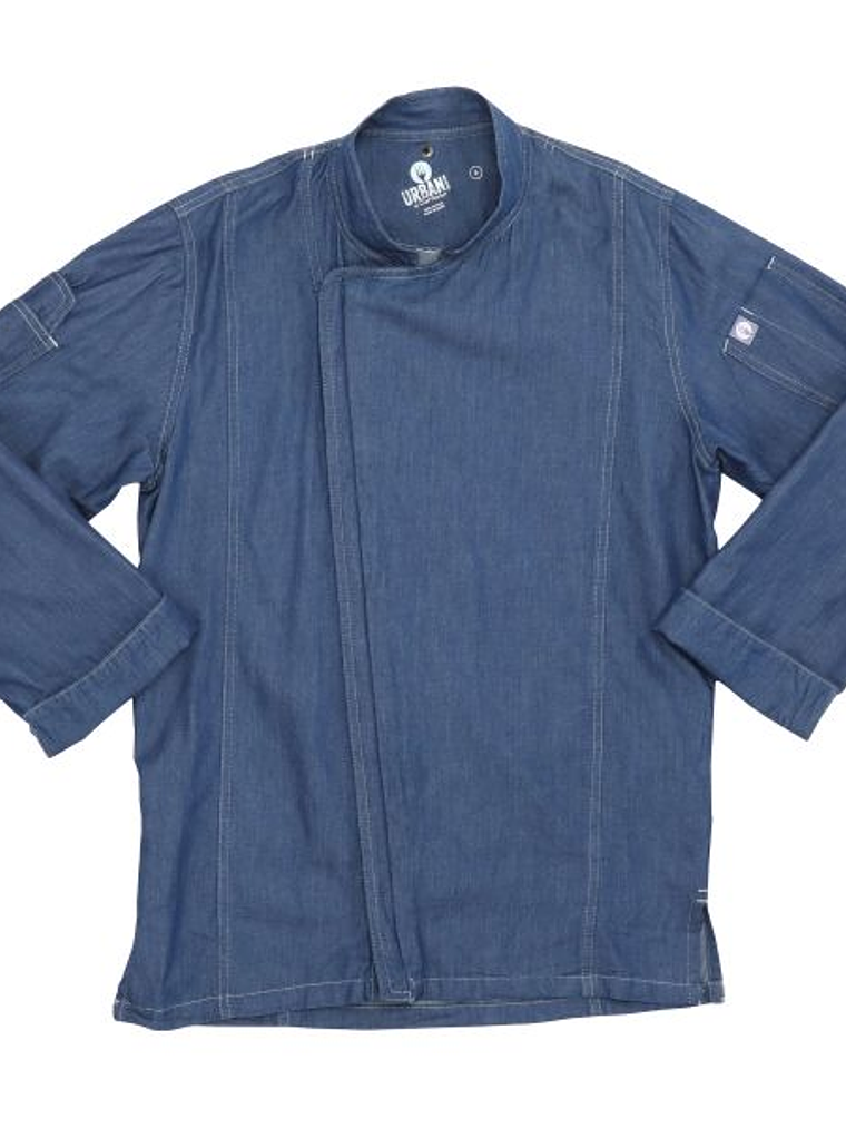 Chaqueta Chef Works Unisex  Gramercy Jeans Azul 6