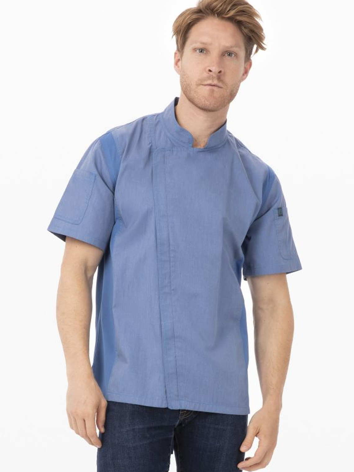 Chaqueta Chef Works Urban Unisex Springfield Azul Cielo 1