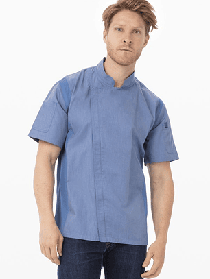 Chaqueta Chef Works Urban Unisex Springfield Azul Cielo