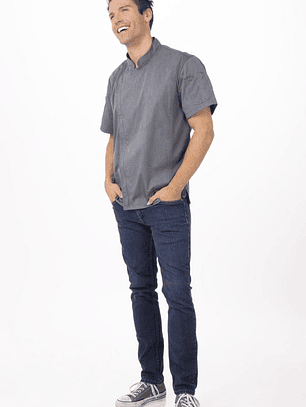 Chaqueta Chef Works Unisex Springfield Gris