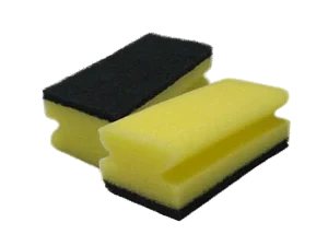 ASTREE 21 - Salva unhas c/ esfregão verde.