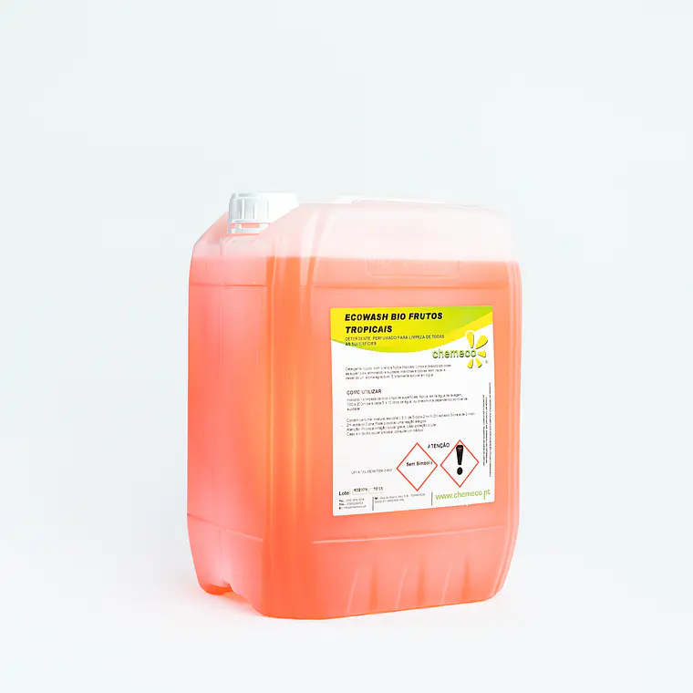 ECOWASH BIO FRUTOS TROPICAIS - Detergente perfumado para limpeza de todas as superfícies. 1