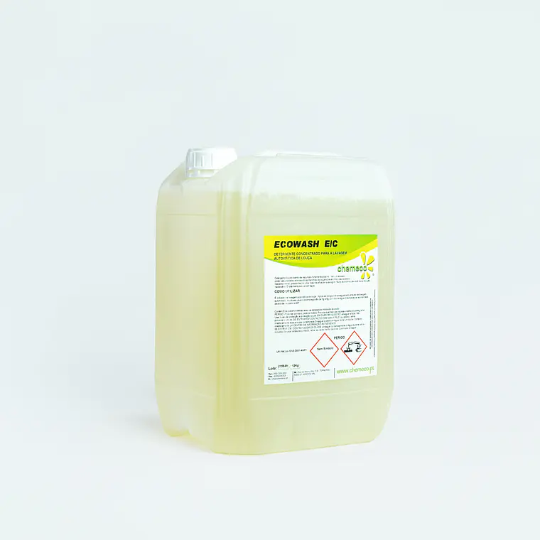 ECOWASH E/C - Detergente concentrado para lavagem automática de louça. 1