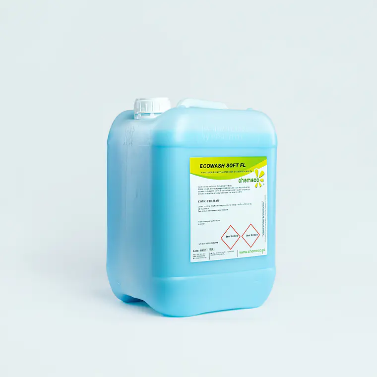 ECOWASH SOFT FL - Amaciador para finalização da lavagem da roupa. 1