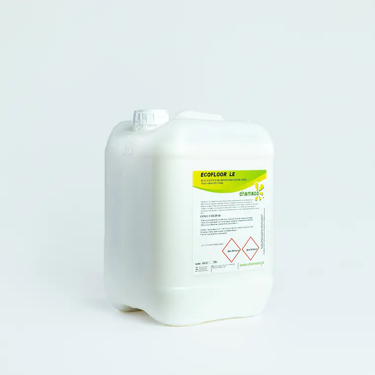 ECOFLOOR LE - Detergente para revestimentos de chão tratados com cera. 1