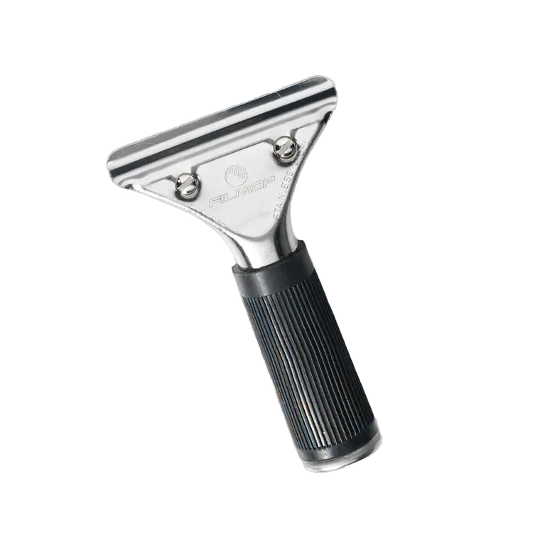 PUNHO EM INOX COM MOLA P/ LIMPA VIDROS 1