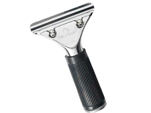 PUNHO EM INOX COM MOLA P/ LIMPA VIDROS