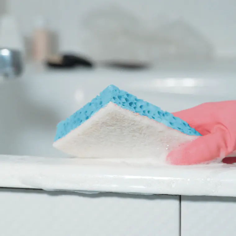 SPONREX 79 - Esfregão Branco com Esponja. 2