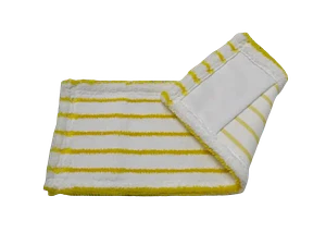 FRANJA DE LAVAGEM MICROFIBRA 50cm (amarela/branca)