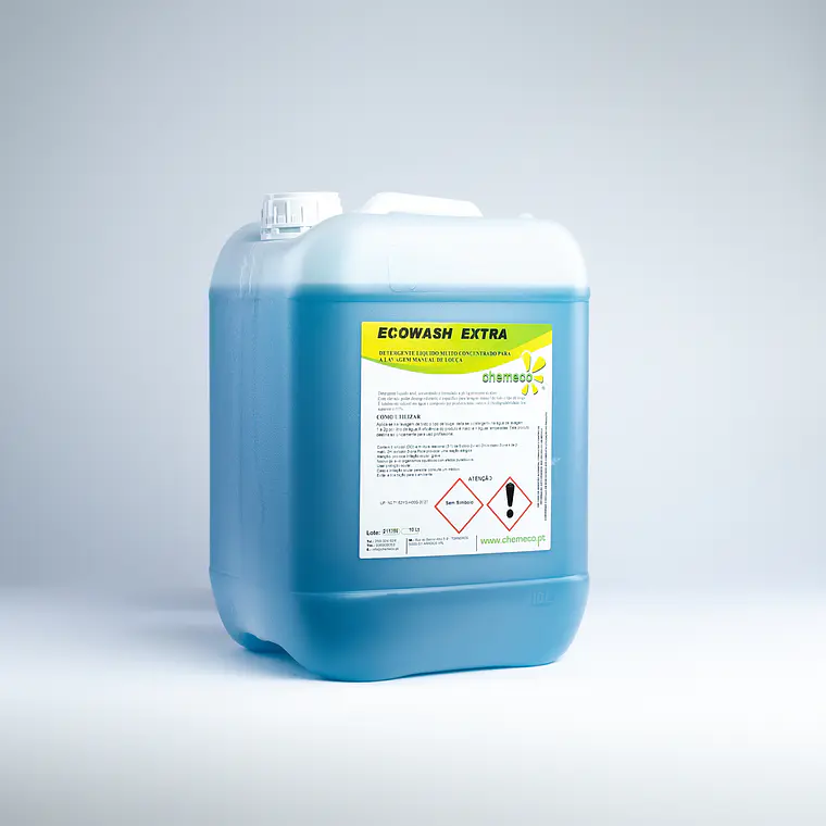 ECOWASH EXTRA - Detergente muito concentrado para lavagem de louça. 1