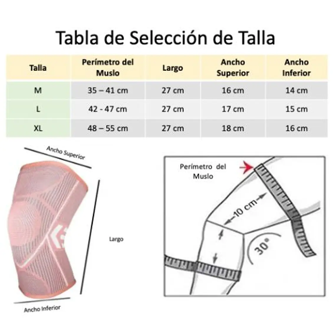 Rodillera de Compresión para Caminar y Deporte | Cheras 3