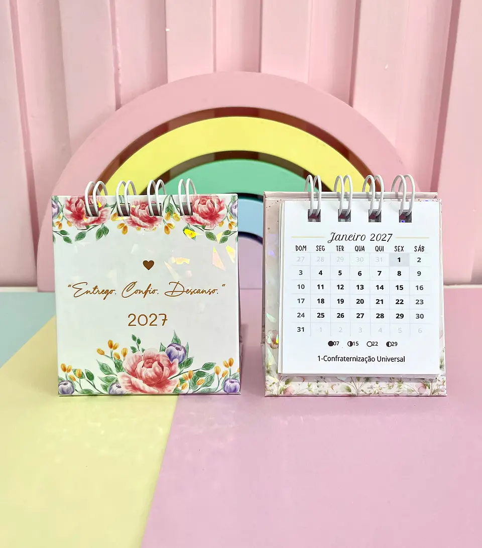 Mini Calendário 2027 2
