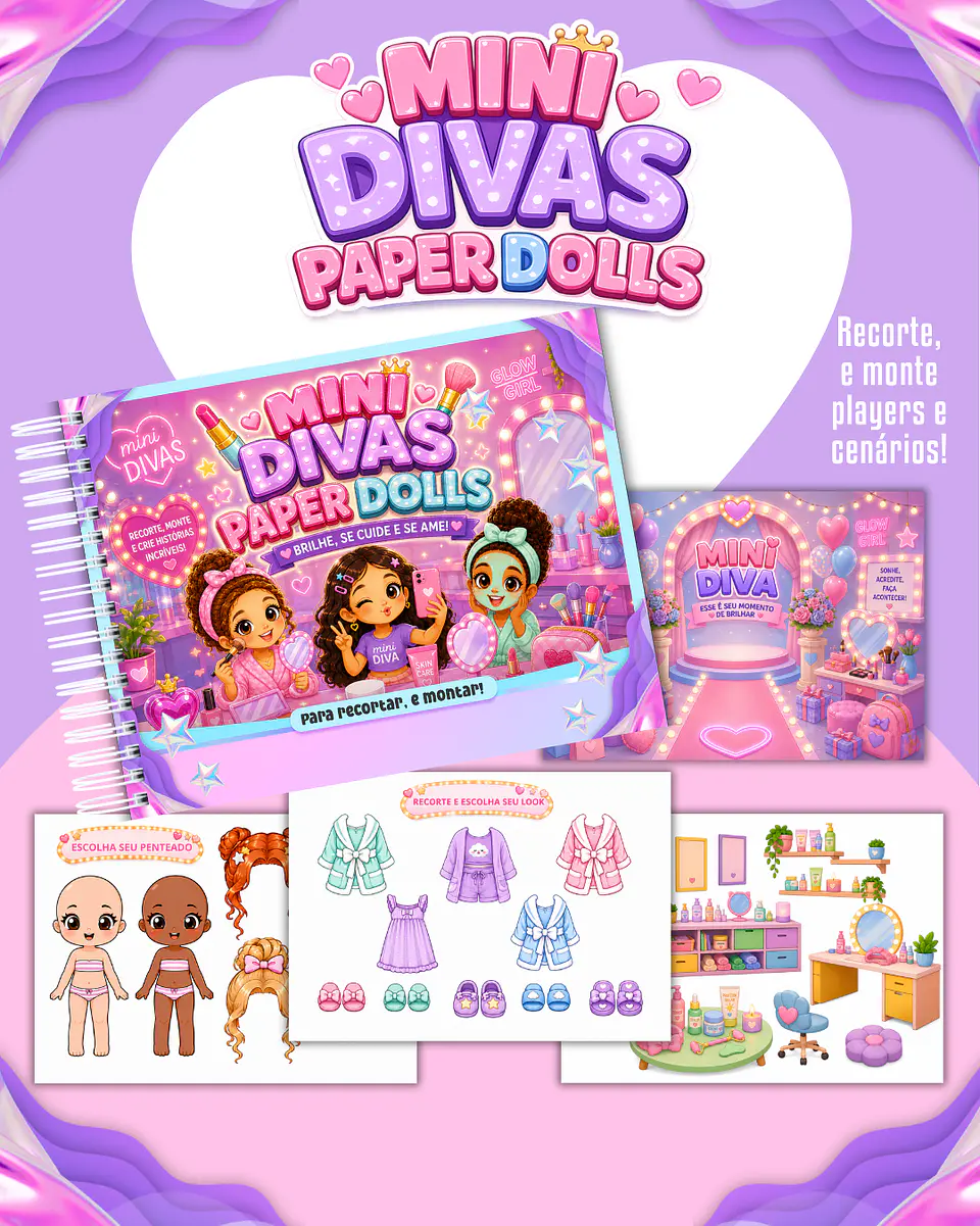 Mini Divas - Paper Dolls 1