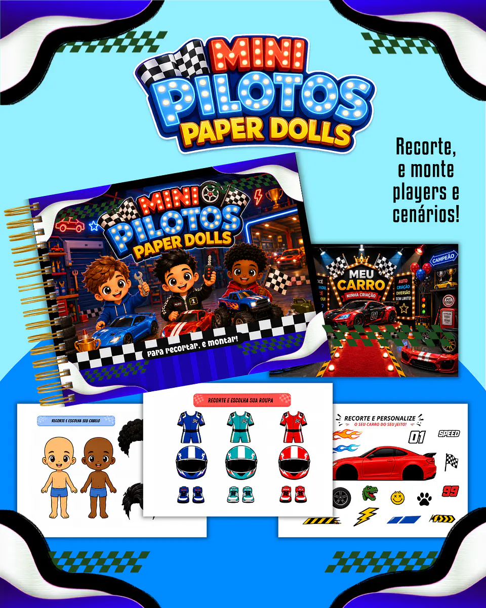 Carros - Paper Dolls 1
