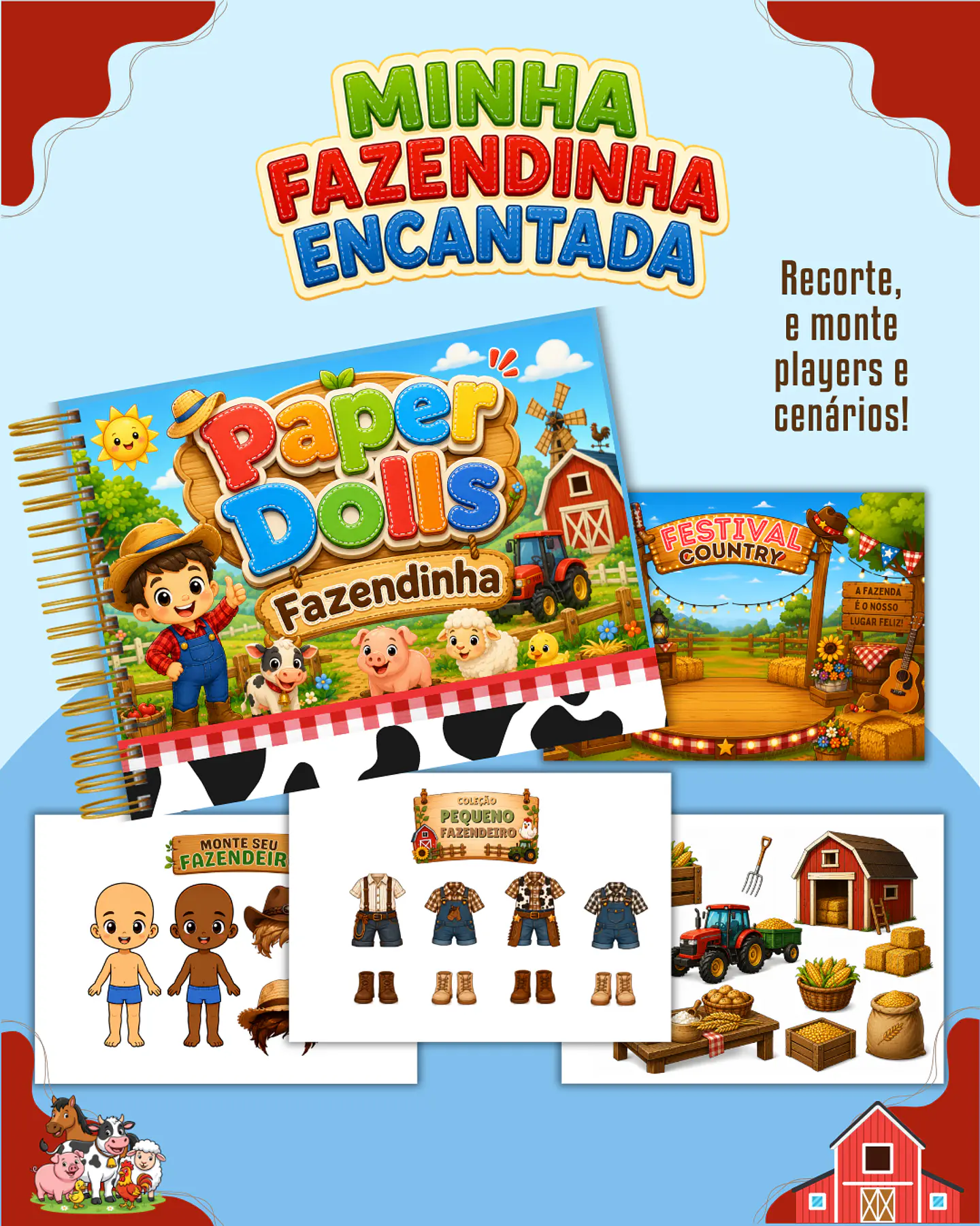Fazendinha - Paper Dolls - COPIE 1
