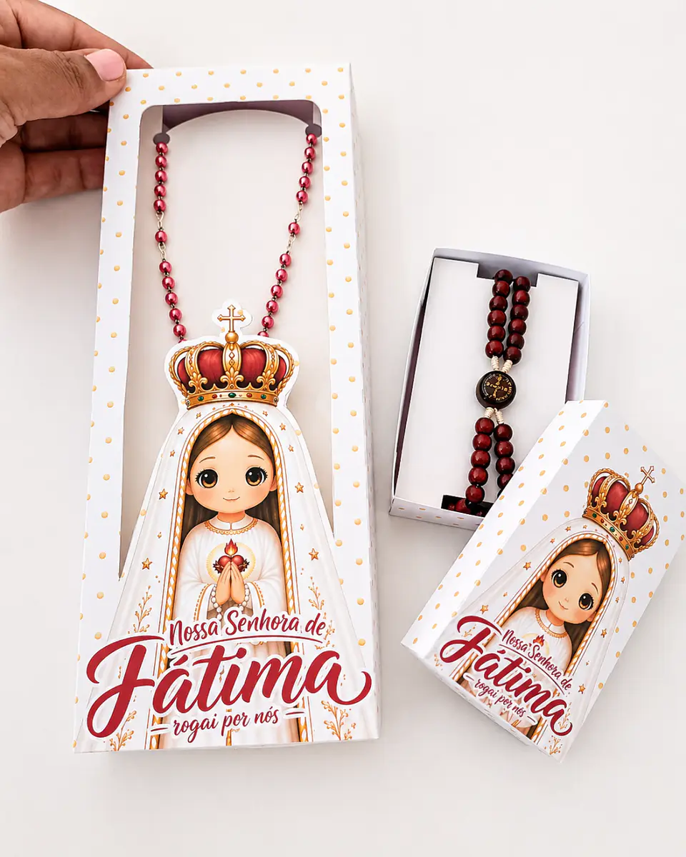 Caixa Terço Nossa Senhora de Fátima - Arquivo de Corte 1