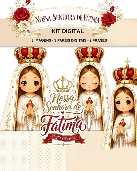Nossa Senhora de Fátima - Kit Digital 
