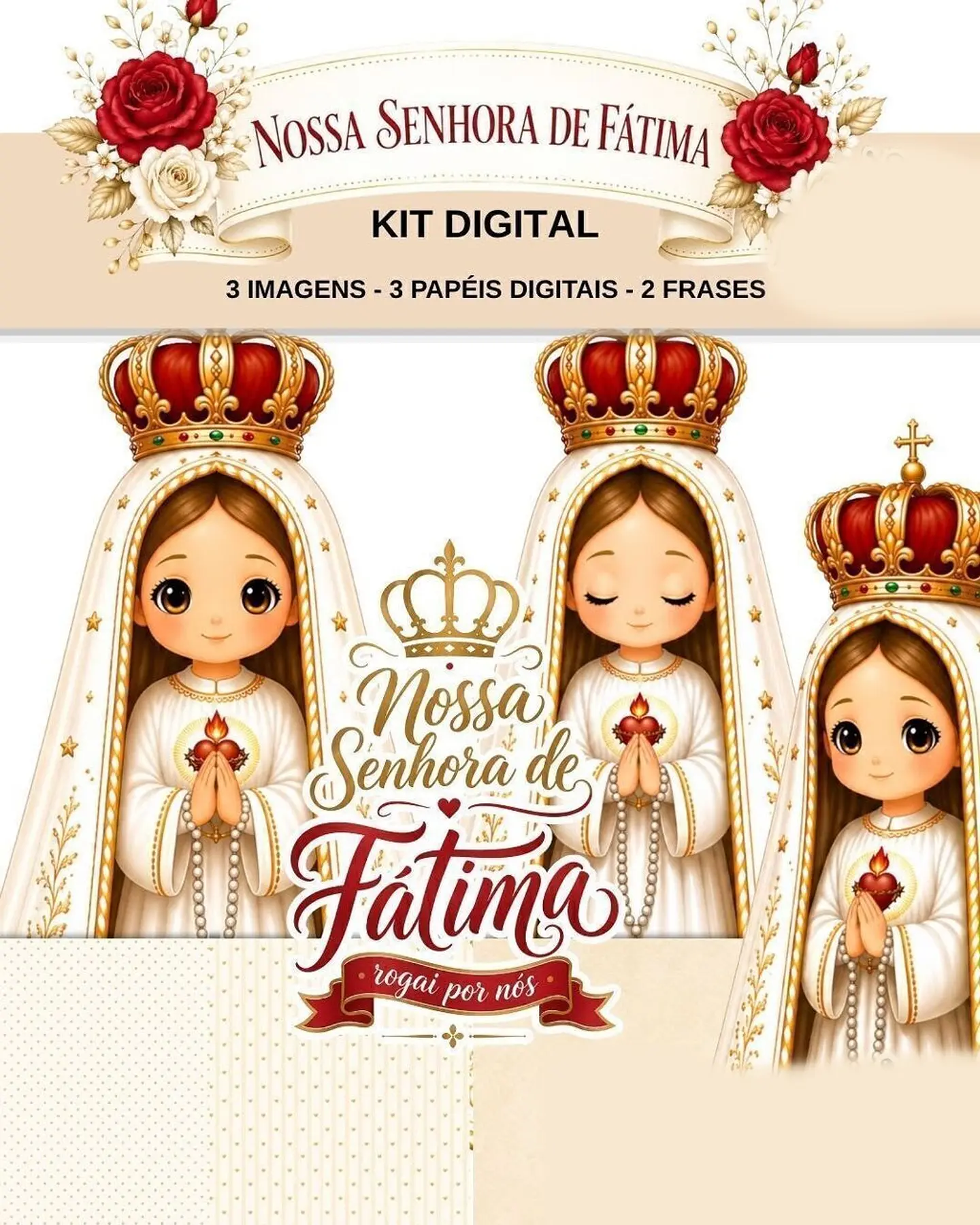 Nossa Senhora de Fátima - Kit Digital  1