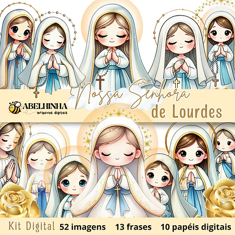 Nossa Senhora de Lourdes - Kit Digital