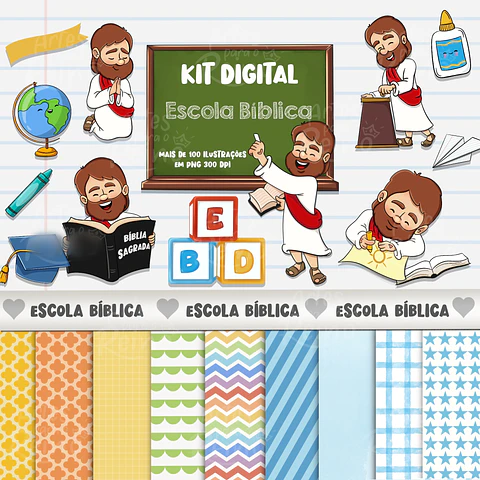 Escola Bíblica - Kit Digital 