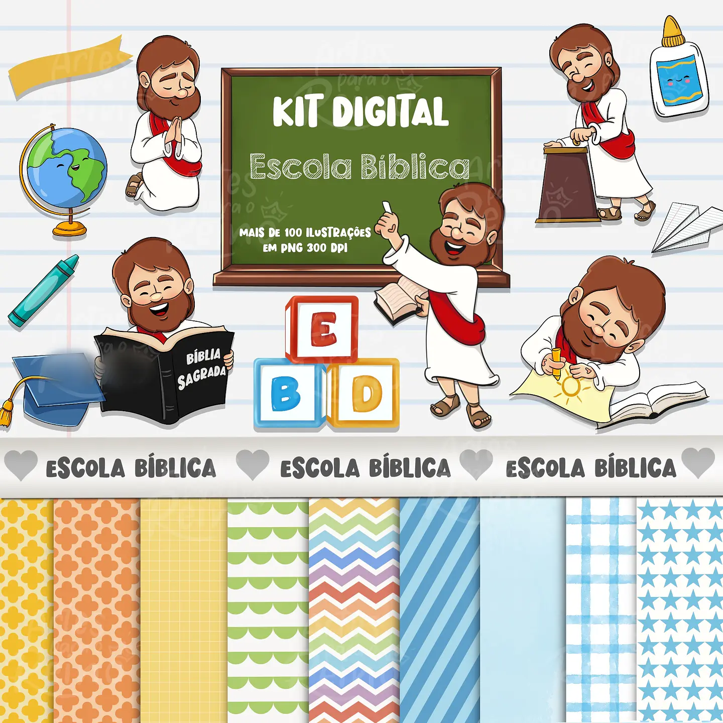 Escola Bíblica - Kit Digital  1