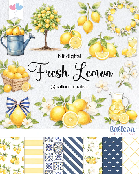 Fresh Lemon - Kit Digital  