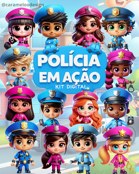 Polícia em Ação- Kit Digital   