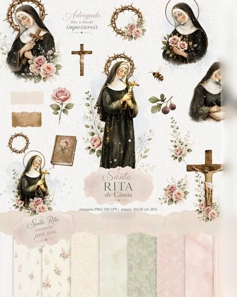 Santa Rita de Cassia - Kit Digital 