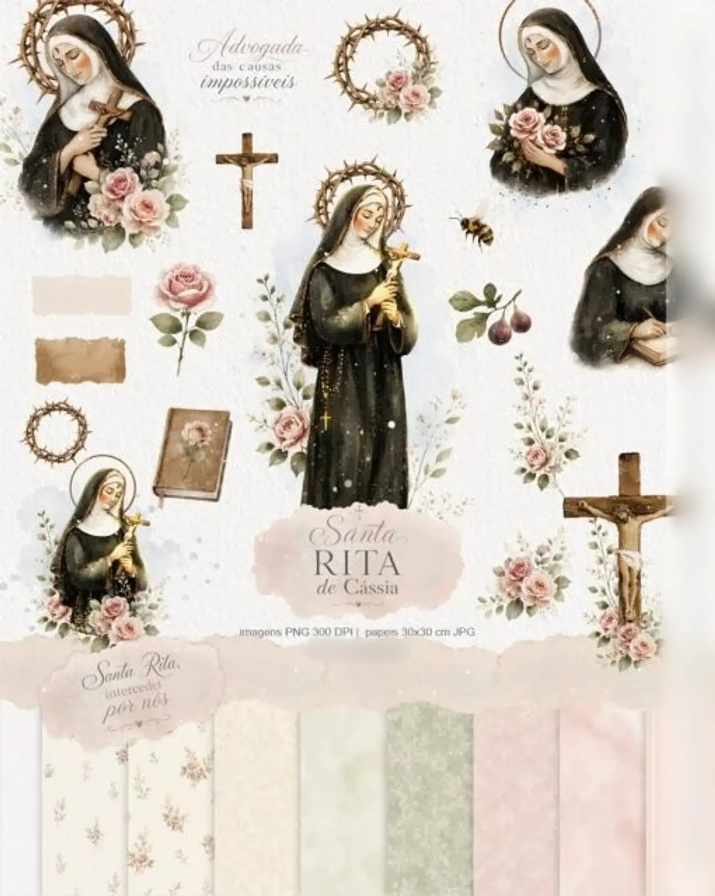 Santa Rita de Cassia - Kit Digital  1